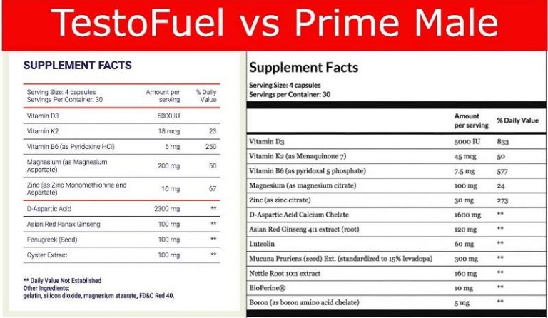 TestoFuel vs Prime Male: Who Is Best At Boosting T-Level?